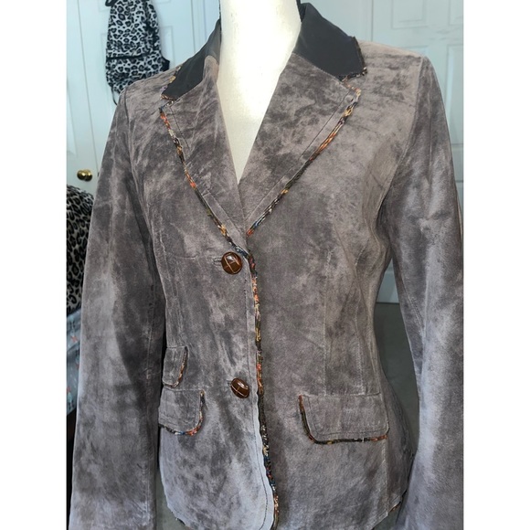 Women’s Brown Beautiful Tréo Jolie Suade Long Sleeve Jacket 🤎 - Picture 10 of 17